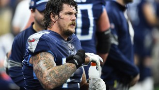 Titans’ Taylor Lewan Trolls Tom Brady On Instagram After Eliminating Patriots From The Playoffs