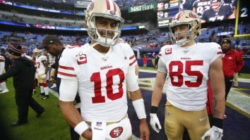 It Turns Out Jimmy Garoppolo Isn’t Perfect As George Kittle Says He’s ‘Worst Texter’ Ever
