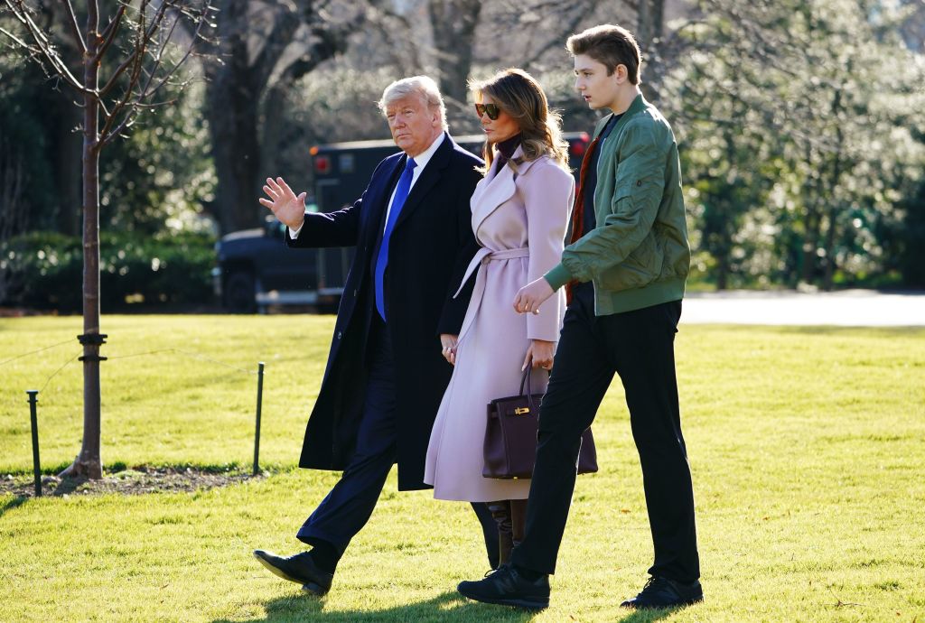 President Trump's Son Barron Is Insanely Tall And It's Only A Matter Of Time Before He Takes