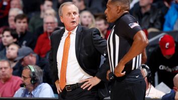 Official Blatantly Walks Into Tennessee Head Coach Rick Barnes Then Accuses Barnes Of Bumping Him In Bizarre Video