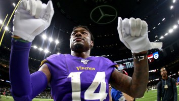 Stefon Diggs Trolled The Saints By Doing The ‘Choppa Style’ Dance While Sean Payton Tried To Shake His Hand