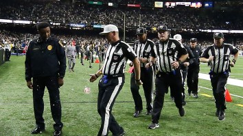 Saints Fans Threw Trash At Refs After Controversial Finish To Playoff Game Vs Vikings