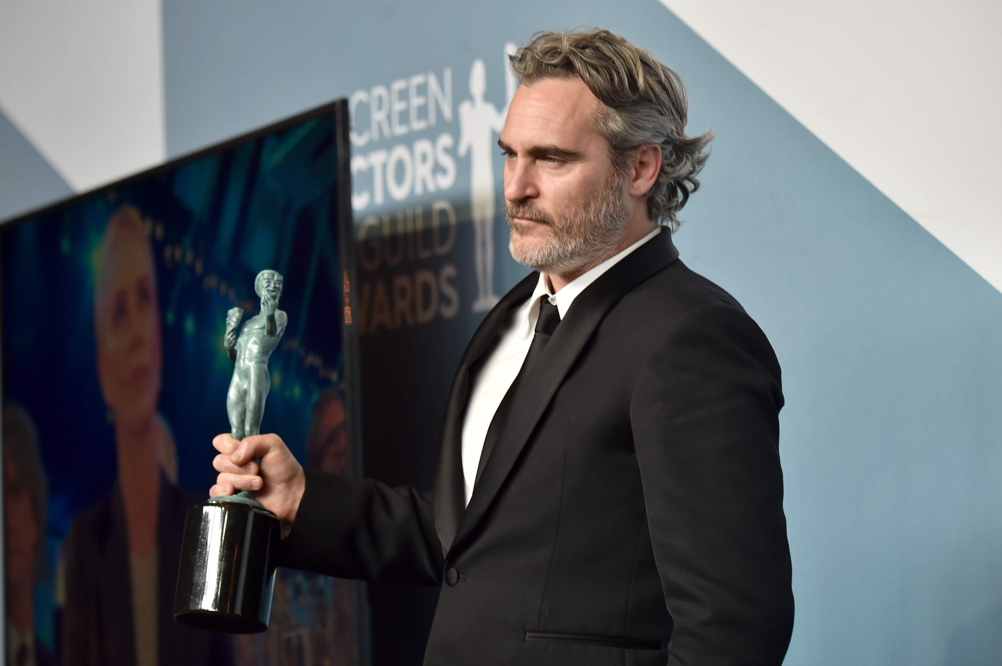 Joaquin Phoenix Celebrated His SAG Award Win In The Most Depressing Way