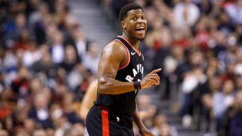Kyle Lowry Got Pushed By A Fan After Diving Into The First Row, Again