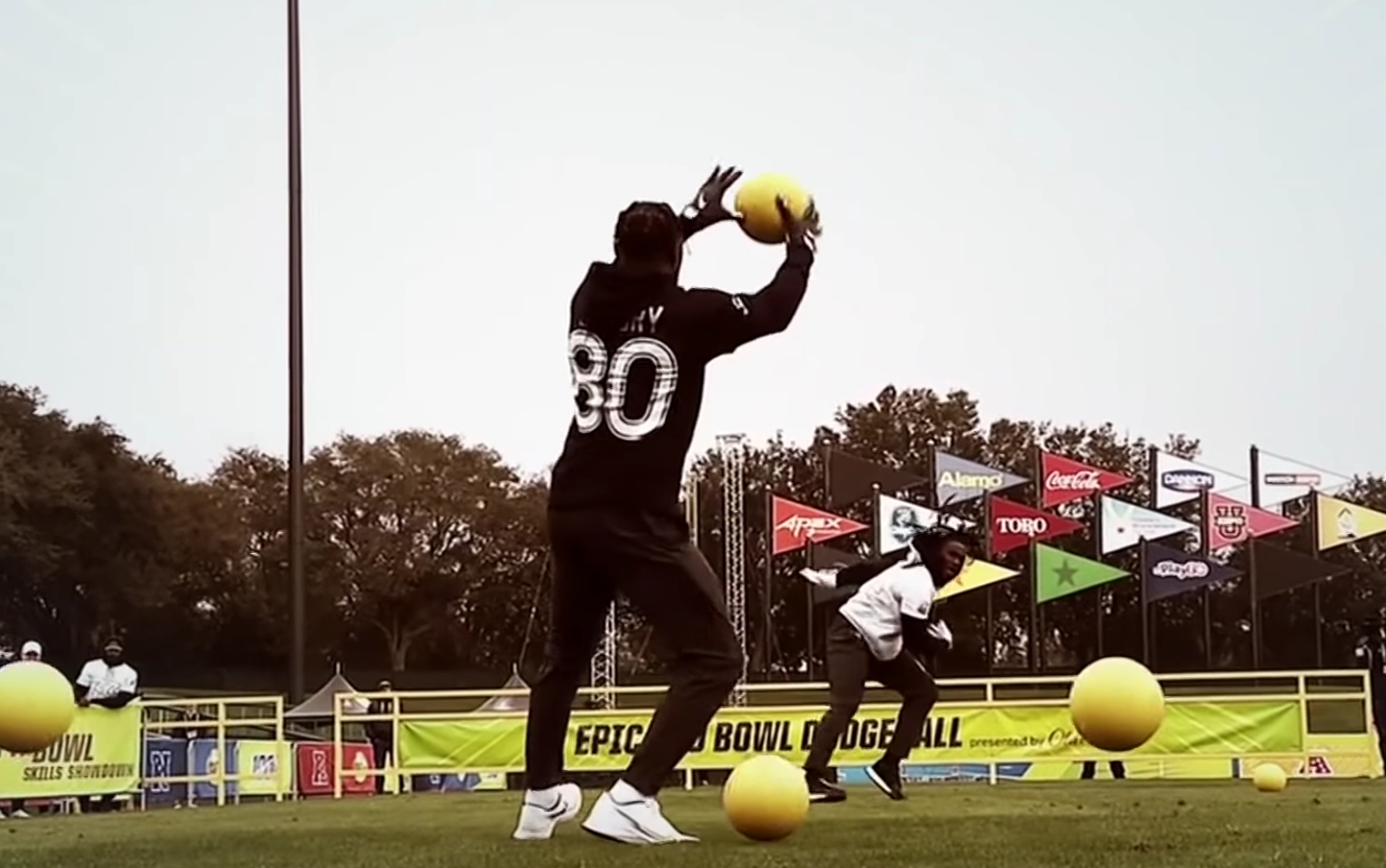 Jarvis Landry excels in 'Best Hands' challenge