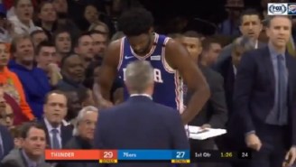 Joel Embiid Suffers Gruesome Finger Injury During Game Vs Thunder And OMG It Looks Nasty AF
