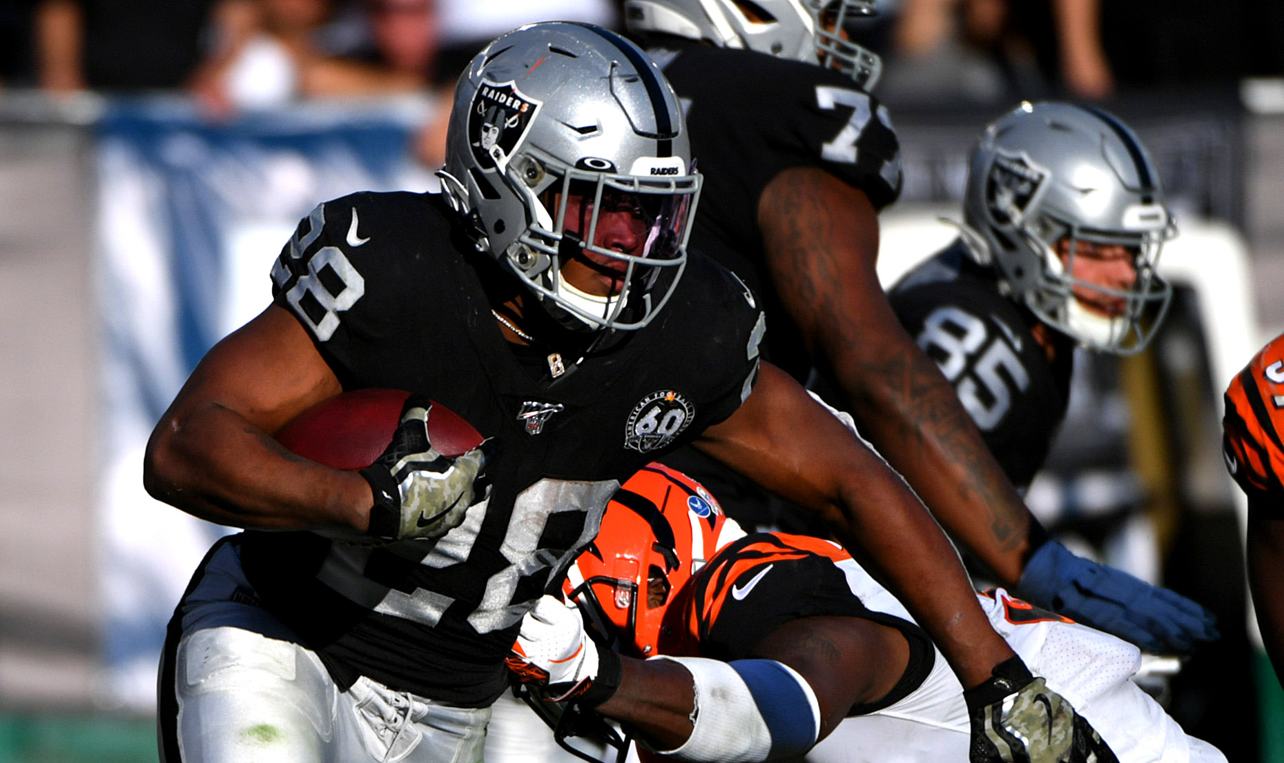 Jon Gruden says Raiders won't rush back RB Josh Jacobs, others for