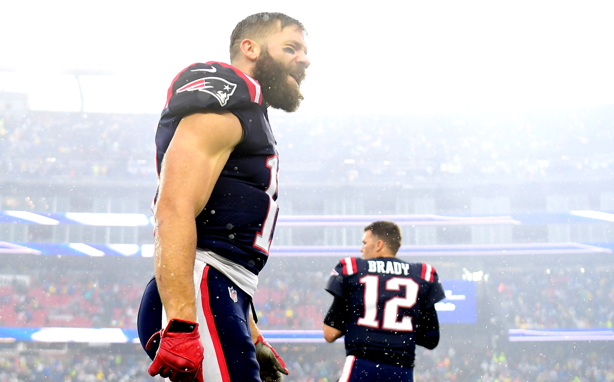 Julian Edelman: Tom Brady has gone from anti-social media to 'always  peeping the Gram' 