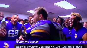 Vikings QB Kirk Cousins Yells ‘YOU LIKE THAT’ In The Locker Room After Eliminating The Saints From The Playoffs