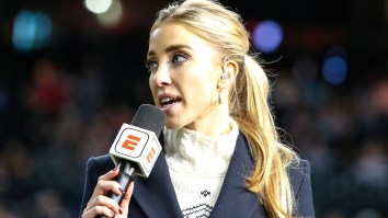 Multi-Talented Olivia Harlan Dekker Crushed Singing The National Anthem Before The Wisconsin-Illinois Game