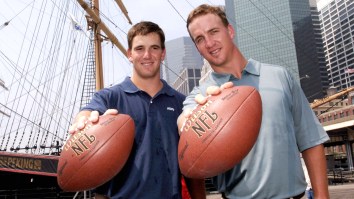Peyton Manning Has Funny Comment About Why He Couldn’t Be In The Broadcast Booth With Eli