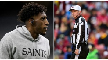 Saints’ Michael Thomas Mocks The NFL’s Decision To Hire The Ref Who Boned The Saints Last Season’s NFC Championship To Officiate The Super Bowl