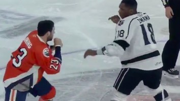 AHL Player Boko Imama Beat The Absolute Snot Out Of An Opponent Who Got Suspended For Hurling A Racial Slur In His Direction