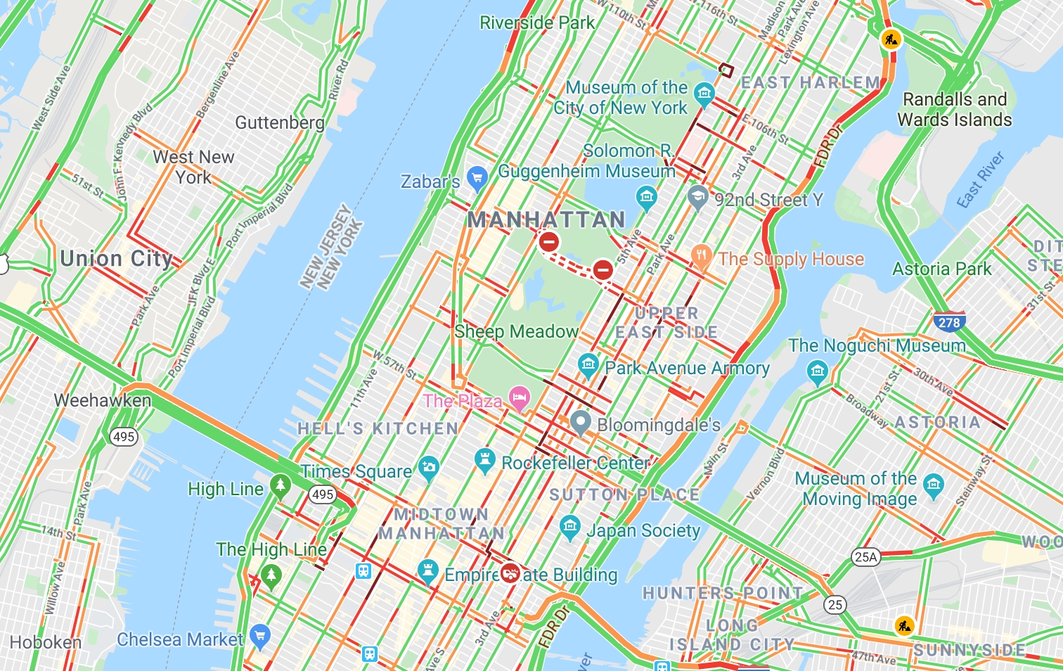 This Guy Creating A Fake Traffic Jam On Google Maps Using A Wagon Full