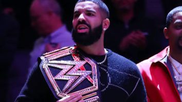 Drake Brought A Couple Of WWE Championship Belts To A Game To Try To Troll Giannis Antetokounmpo And Failed Miserably