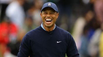 Tiger Woods Introduces The World To His Two Golf Ball Fetching Dogs, Bugs And Lola