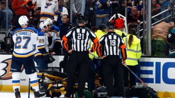 Blues Defenseman Jay Bouwmeester Collapses On Bench After Suffering A Cardiac Episode