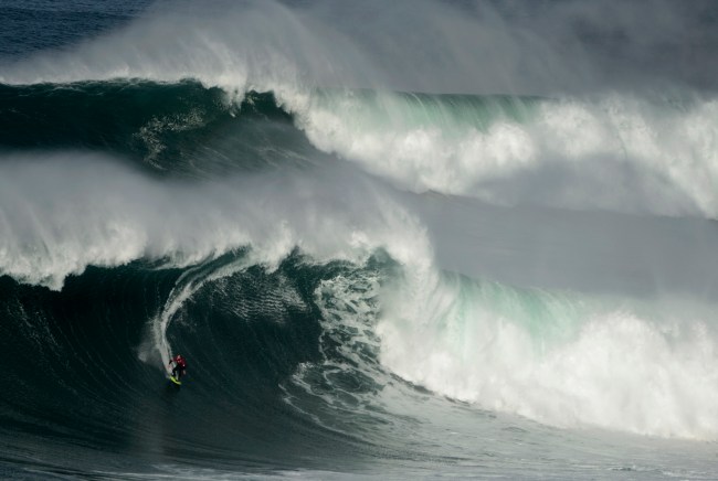 Surfing Nazare Portugal