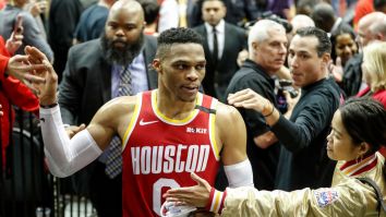 Russell Westbrook Throws The Temper Tantrum Of All Temper Tantrums After Being Ejected For Throwing An Elbow