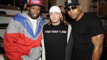 LL Cool J Celebrates Friendship With Eminem And Dr. Dre With Old School Jacket