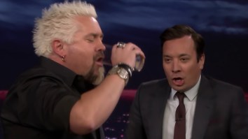Guy Fieri Channels His Inner Rocky Balboa And Chugs A Raw Egg Despite Famously Despising Them