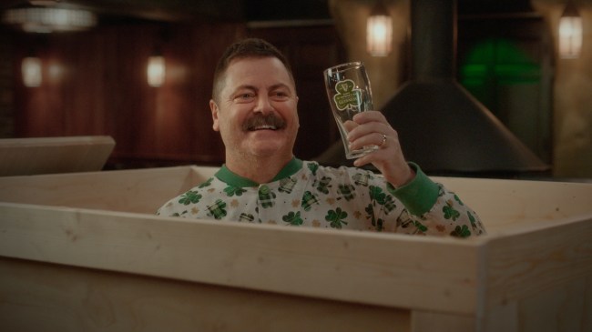Nick Offerman interview Guinness St. Patrick's Day 2020 tips and advice