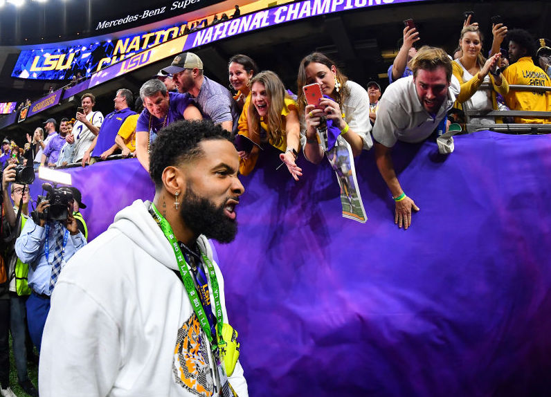 A bad look for Browns' Odell Beckham Jr. at college football title game -  Sports Illustrated