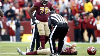 Redskins QB Alex Smith Says He’s ‘Lucky To Be Alive’ After Gruesome Broken Leg Led To Amputation Discussions