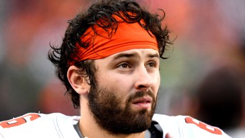 Saquon Barkley Defends Baker Mayfield Looking Like The Most Out Of Shape Person In Photo With NFL Players