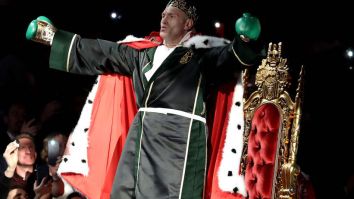 You Can Own The Same Throne Tyson Fury Rode To The Ring On For The Low, Low Price Of $2,200 On Amazon