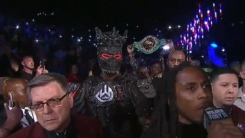 The Internet Reacts To Deontay Wilder’s Ridiculous Pre-Fight Superhero Costume During Walkout For Fight Again Tyson Fury