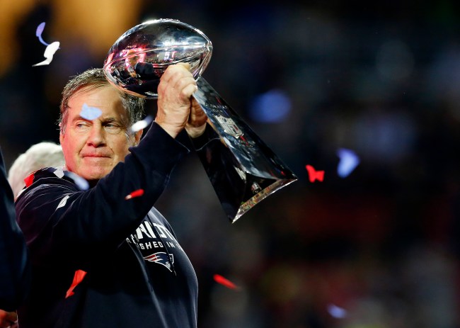 Bill Belichick is nominated for an Emmy Award due to his commentary on the NFL 100 All-Time Team series