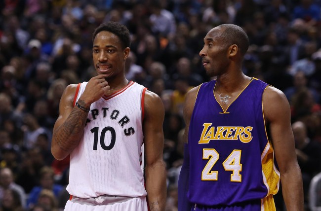 DeMar DeRozan tells funny Kobe Bryant story about the time he swapped shoes and wore Air Jordans during Raptors-Lakers once