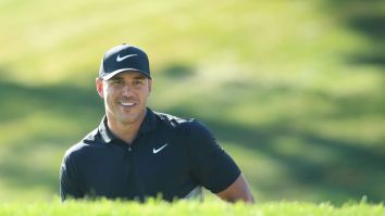 Brooks Koepka Shows Off His Elite Left-Handed Swing, Calls Out Rickie Fowler And Justin Thomas In The Process