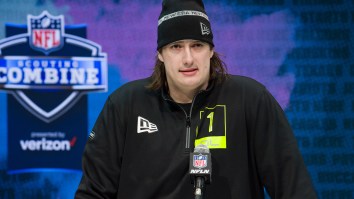 Leaked NFL Combine Video Shows Trey Adams Hilariously Saying He Wants A ‘Bigger D***’ While Answering Question