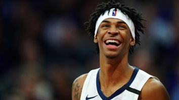 Ja Morant Is Missing The NBA So Much He’s Hanging Around His House In Full Uniform