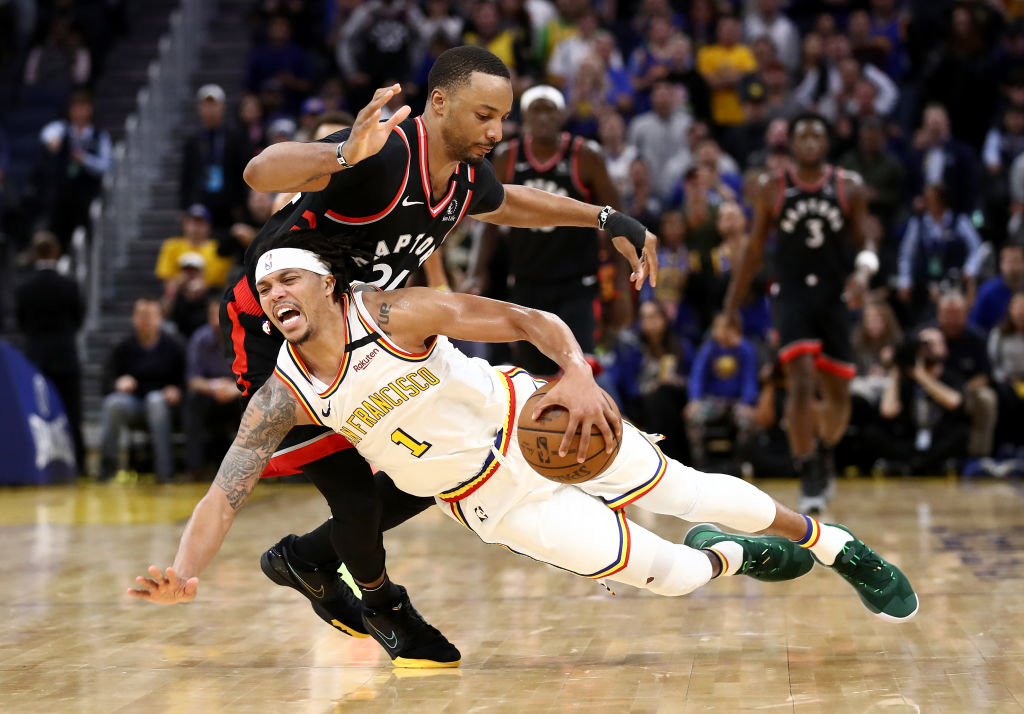 Damion Lee's Final Minute Sequence In Steph Curry's Return Game May Have  Been Tough To Watch, But It Wasn't All That Bad - BroBible