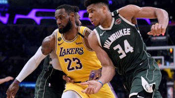 Giannis Antetokounmpo Had An A+ Reaction When He Found Out On Live Stream That His GF Grew Up A Lakers Fan