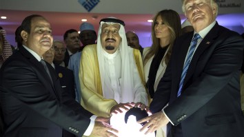 Remember That Creepy Glowing Orb Trump Touched That Got The Attention Of The Church Of Satan? We’ve Got It Now