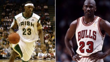 The Internet Is Desperately Trying To Find An Unreleased Michael Jordan-LeBron James Scrimmage Video After Picture Goes Viral
