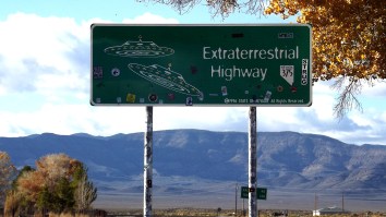 Satellite Photos Spot Mysterious Objects Emerging From Top Secret Area 51 Experimental Air Base