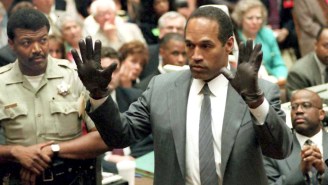 O.J. Simpson Shares Asinine Video Of Himself Wearing Gloves, A Mask, And Spraying Disinfectant On His Money