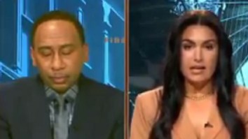 Stephen A. Smith Looks Like He’s Fed Up With Molly Qerim Interrupting Him On ‘First Take’