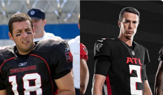 Carolina Panthers Twitter Account BODYBAGS The New Falcons Jerseys,  Comparing Them To The Mean Machine Jerseys From Longest Yard