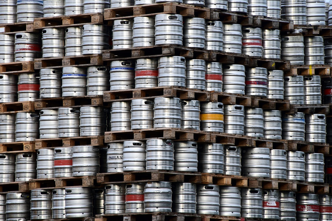 beer kegs