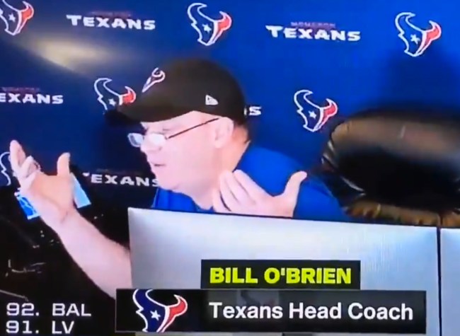 Bill O'Brien Angry NFL Draft