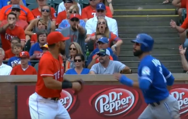 breaking down Rougned Odor Jose Bautista fight frame by frame