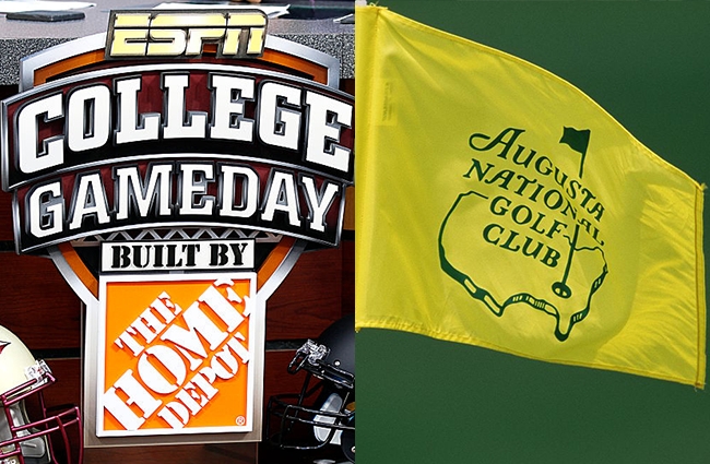 college gameday the masters augusta november