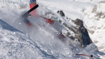 This 4K Highlight Reel Of The Gnarliest Skiing Wipeouts This Year Is More Soothing Than A Cup Of Hot Tea