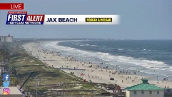 Jacksonville Beach In Florida Reopened Friday Afternoon And Is Already Getting Packed